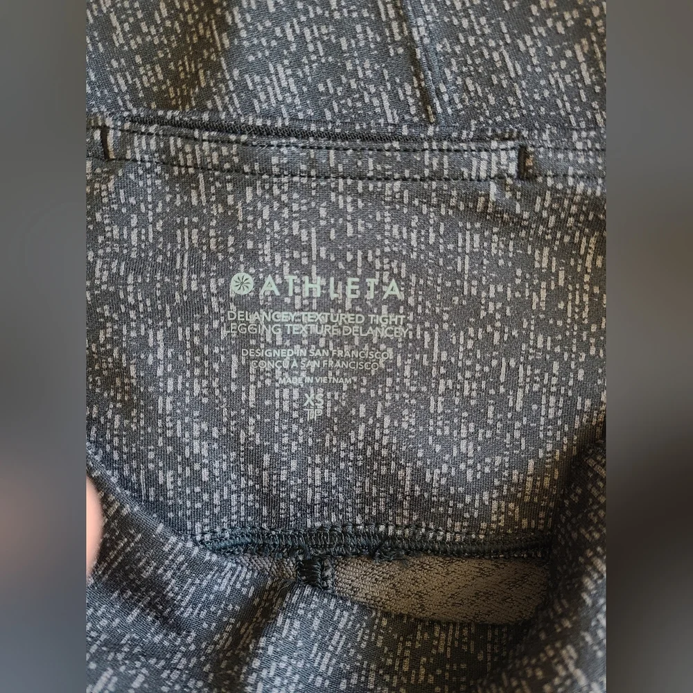 Athleta Delancey‎ Textured Tight Leggings Women's Size XS - Picture 8 of 8